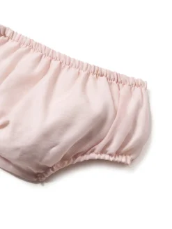 Abito chiffon cerimonia con copripannolino neonata rosa