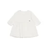 Abito combinato tricot panna