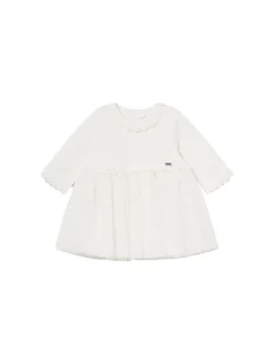 Abito combinato tricot panna