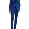 Abito Extra Slim Fit monopetto in tessuto misto frescolana
