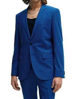 Abito Extra Slim Fit monopetto in tessuto misto frescolana