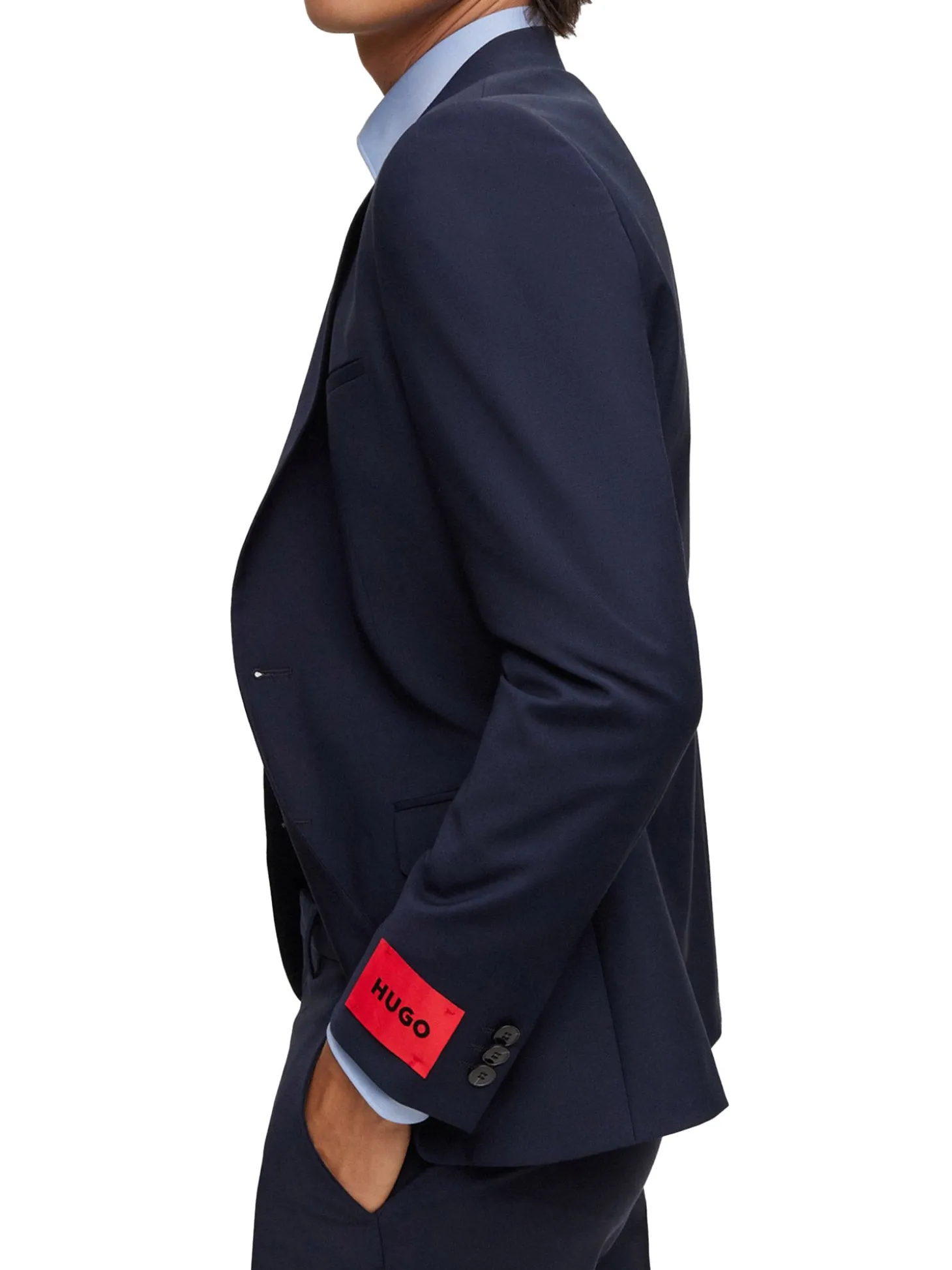 Abito extra slim fit monopetto in frescolana