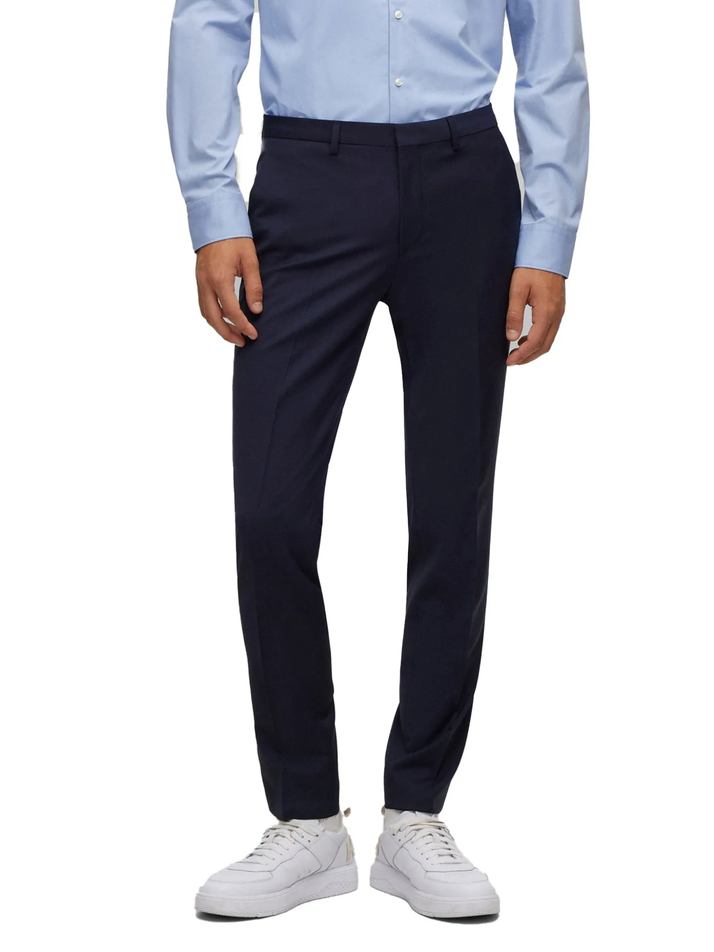 Abito extra slim fit monopetto in frescolana