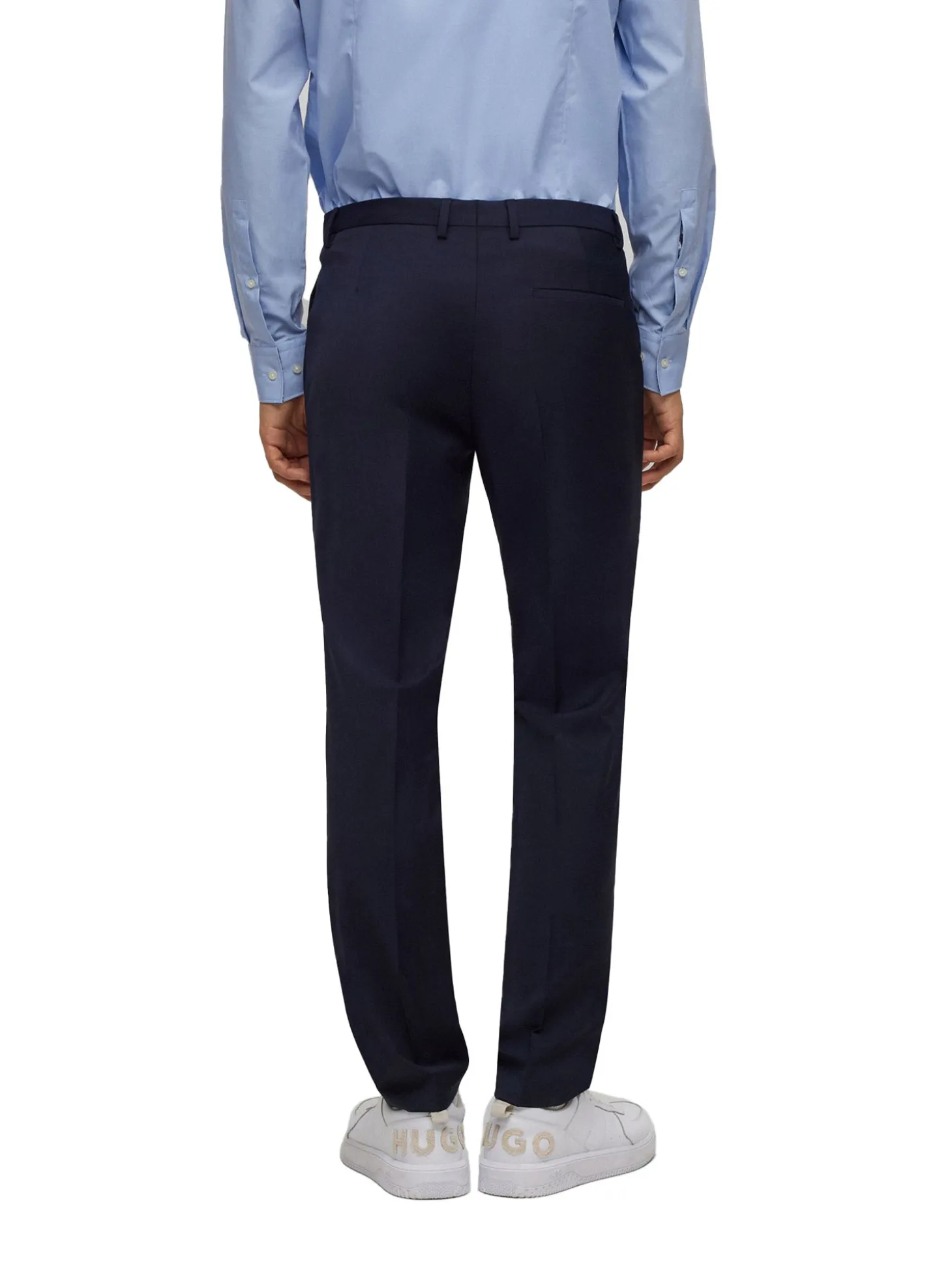 Abito extra slim fit monopetto in frescolana