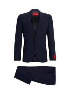 Abito extra slim fit monopetto in frescolana