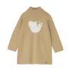 Abito in maglia lurex patch Teddy biscotto