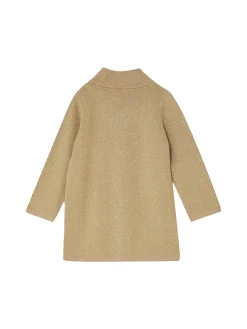 Abito in maglia lurex patch Teddy biscotto