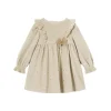 Abito in velluto stars beige