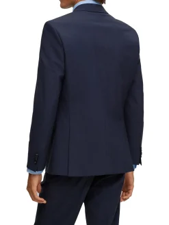 Abito slim fit monopetto H-Huge blu