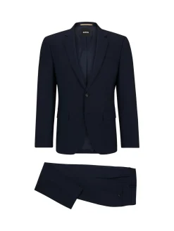 Abito slim fit monopetto H-Huge blu