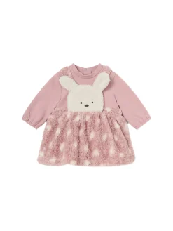 Abito teddy rosa