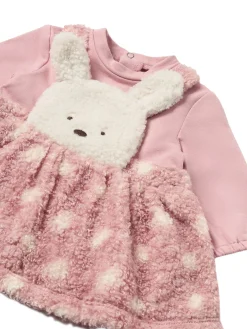 Abito teddy rosa