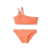 Bikini combinato volant arancio
