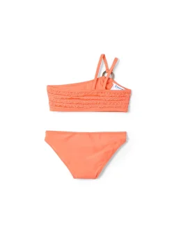 Bikini combinato volant arancio