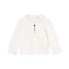 Blusa maniche lunghe con ricami beige