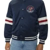 Bomber con imbottitura leggera blu