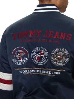 Bomber con imbottitura leggera blu