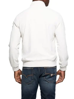 Bomber con zip beige