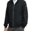 Bomber con zip nero