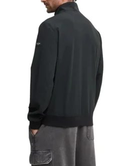 Bomber con zip nero