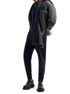 Bomber con zip patch logo grigio scuro