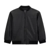 Bomber ecopelle bambino nero