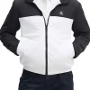 Bomber Harrington con zip con patch del logo bianco/nero