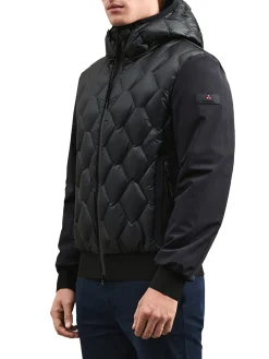 Bomber Koons con zip e cappuccio nero