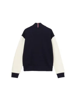 Bomber modello Felpa con logo blu