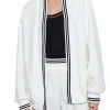 Bomber oversize a palloncino panna