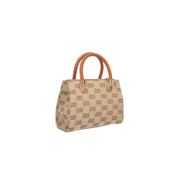 Borsa a mano satchel naturale