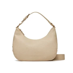 Borsa a spalla big con tracolla beige