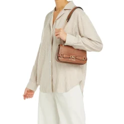 Borsa a spalla convertible Arlena cognac