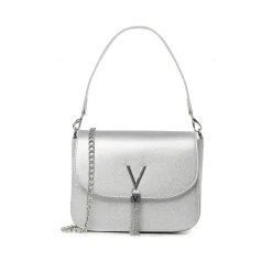 Borsa a spalla Divina argento
