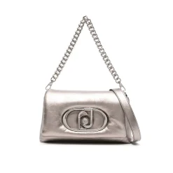 Borsa a spalla m moka metallizzato