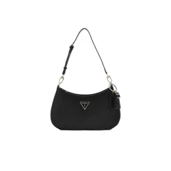 Borsa a spalla Noelle logo nero