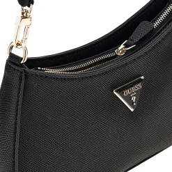 Borsa a spalla Noelle logo nero