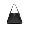 Borsa a spalla Sora coal logo nero