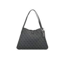 Borsa a spalla Sora coal logo nero/grigio