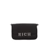 Borsa a tracolla Kelti nero /argento