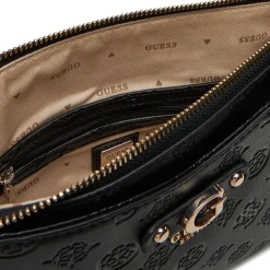 Borsa a tracolla zip Gerty nero