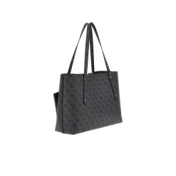 Borsa tote Eco Brenton coal logo grigio/nero
