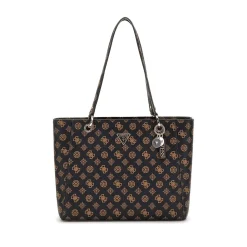 Borsa tote Noelle logo moka