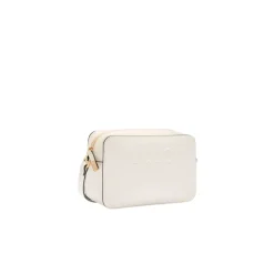 Borsa tote xs con maxi logo panna