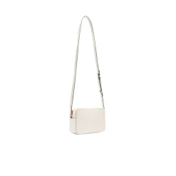Borsa tote xs con maxi logo panna