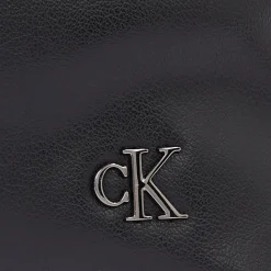 Borse tote con logo in rilievo nero