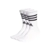 Calzini a coste 3 pack bianco