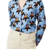 Camicia a fantastia celeste
