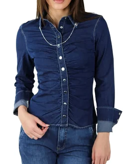 Camicia Alisha denim blu scuro