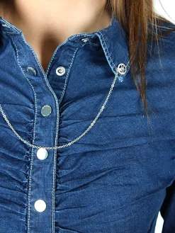 Camicia Alisha denim blu scuro